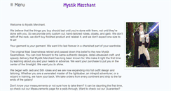 Desktop Screenshot of mystikmerchant.com