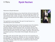 Tablet Screenshot of mystikmerchant.com